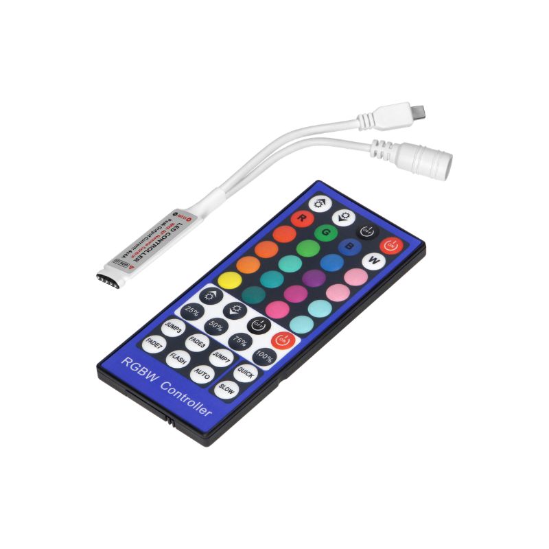 Contrôleur RGBW RF & Télécommande pour Ruban 12-24V