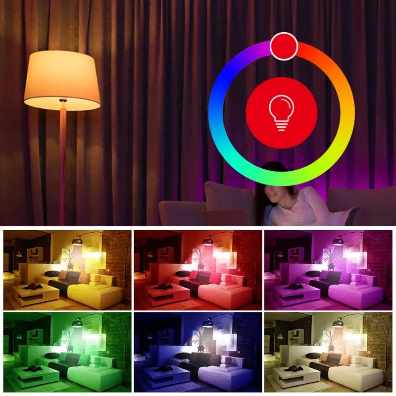Ampoule LED Connectée Wifi E27 8.5W RGBW A60 (Pack de 10)
