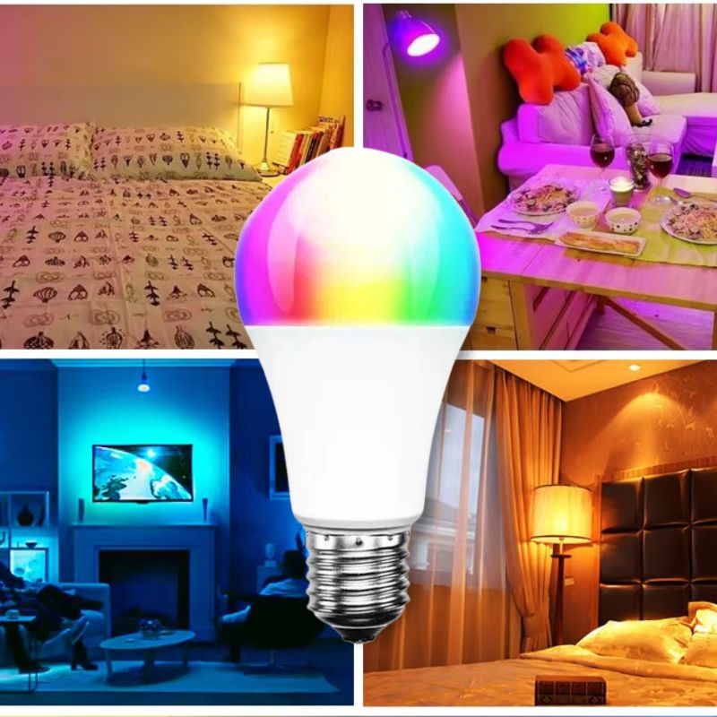 Ampoule LED Connectée Wifi E27 8.5W RGBW A60 (Pack de 10)