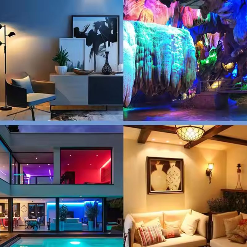 Ampoule LED Connectée Wifi GU10 4.5W RGBW (Pack de 10)