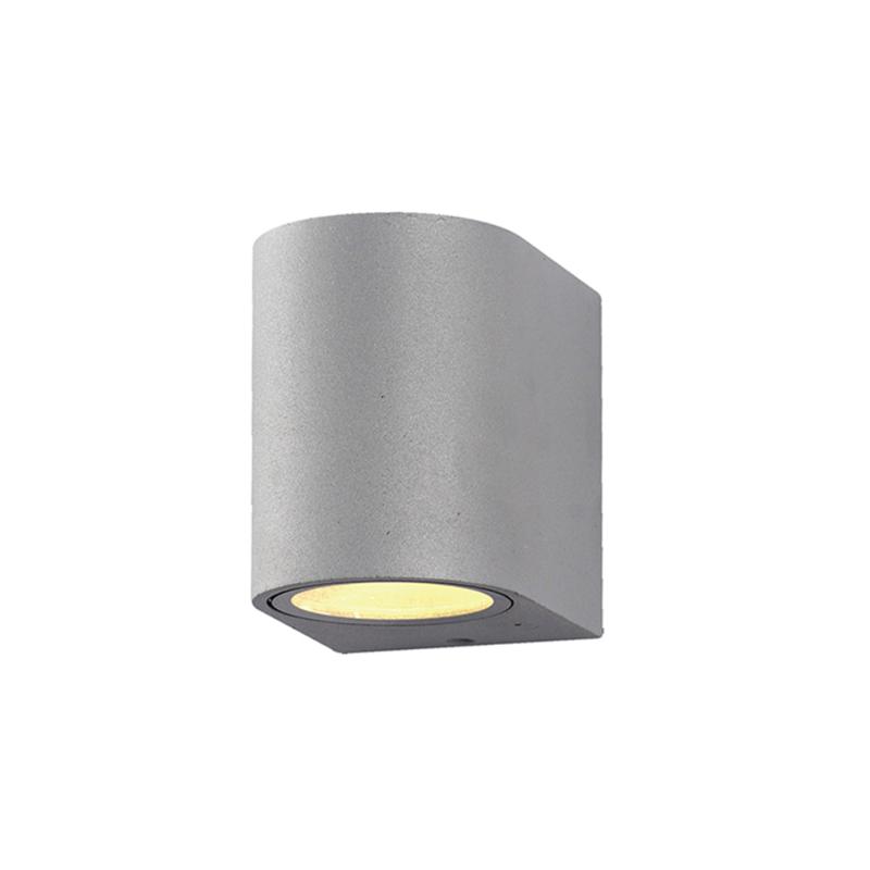 Applique Murale LED Gris IP44 pour Ampoule GU10