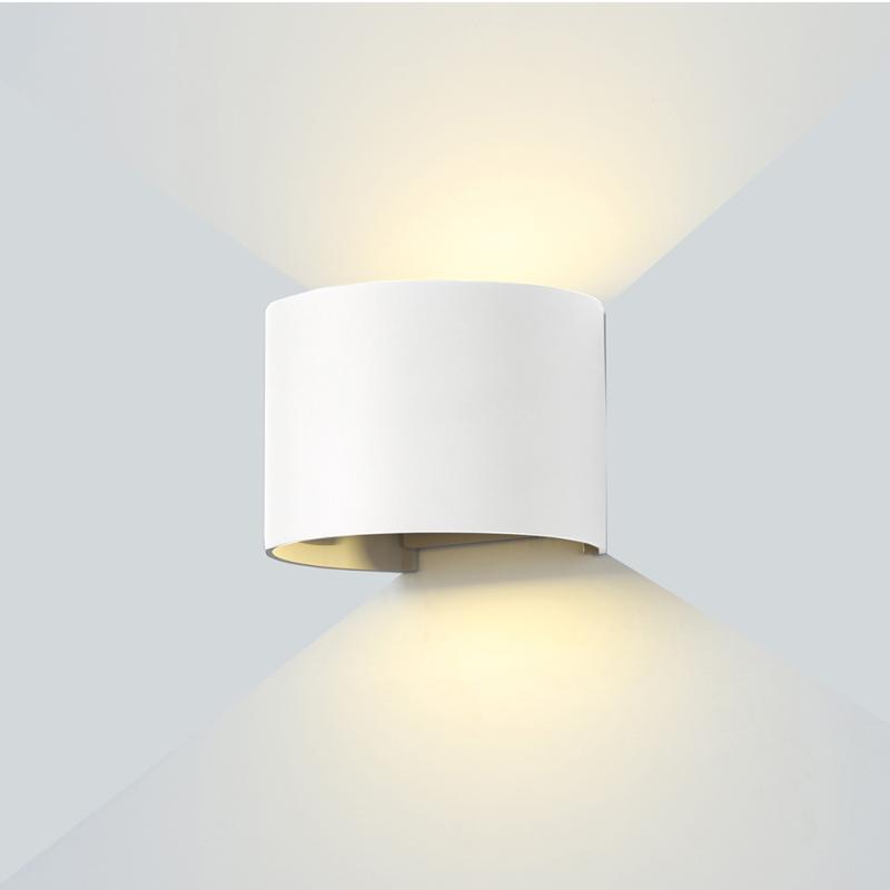 Applique Murale LED 6W IP54 Forme Arrondie Blanc