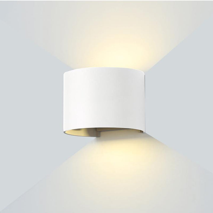 Applique Murale LED 6W IP54 Forme Arrondie Blanc