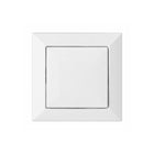 Einfacher Wechselschalter Einbau 10A 250V - Mattweiß
