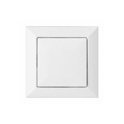 Interrupteur Mural Va-et-Vient Simple Encastré 10A 250V - Blanc Mat
