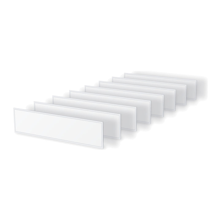 Pack de 8 - Panneau LED Backlit CCT 120x30cm 28W UGR<19 140lm/W Cadre Blanc - 3000K/4000K/6000K