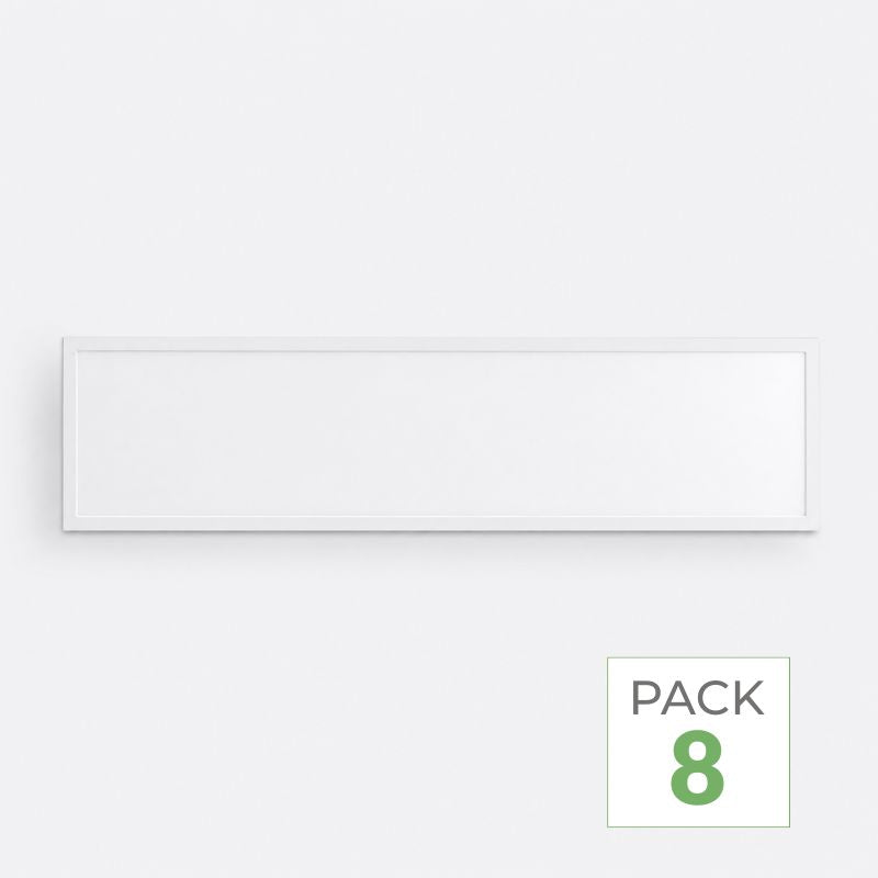 Pack de 8 - Panneau LED Backlit CCT 120x30 36W 105lm/W