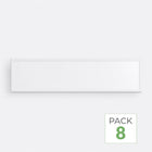Pack de 8 - Panneau LED Backlit CCT 120x30 36W 105lm/W - 3000K/4000K/6000K