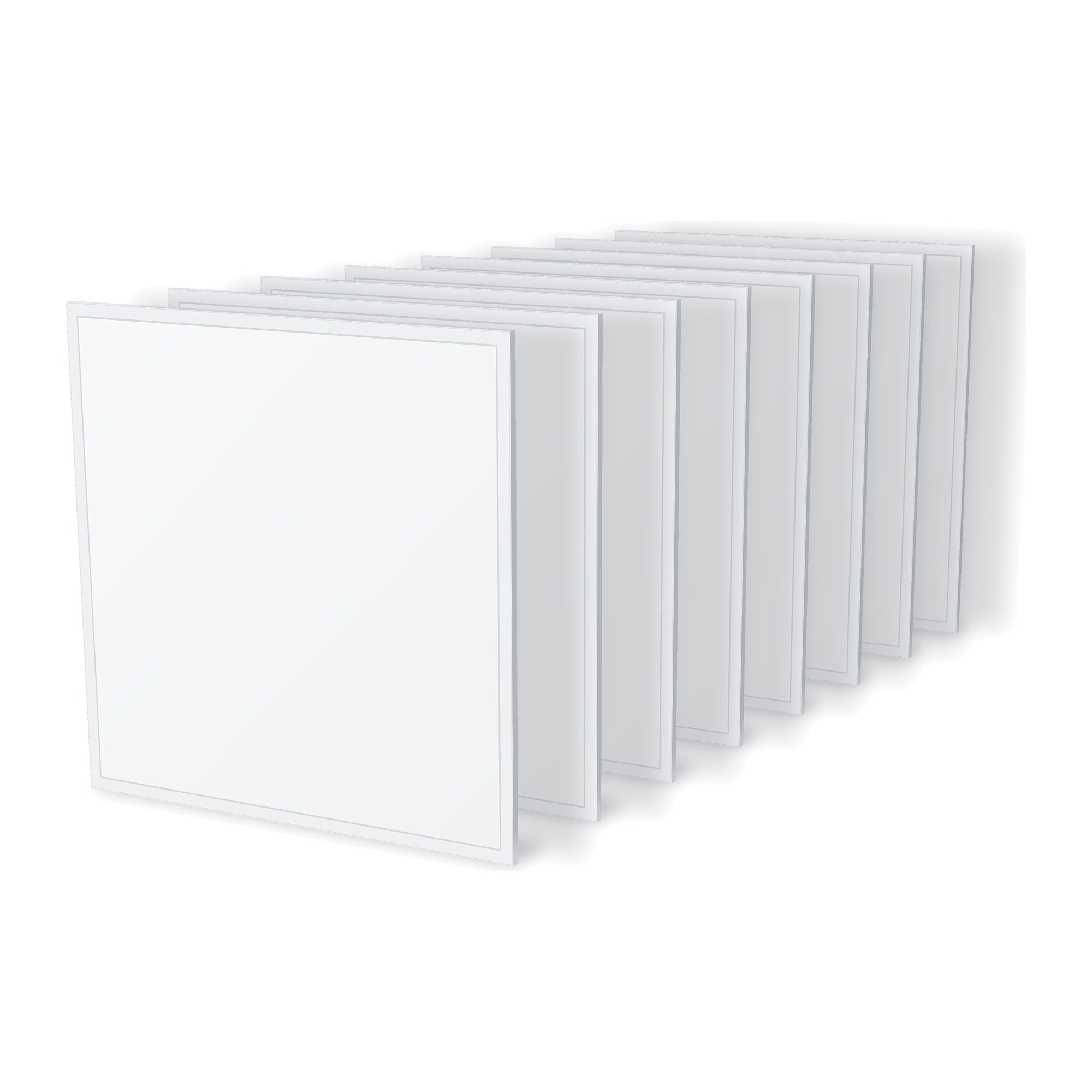Pack de 8 - Panneau LED 36W 60x60 BLANC Dimmable 110lm/W avec Détecteur de Mouvement