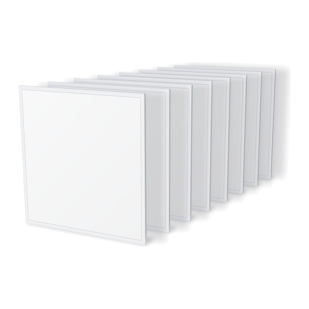 Pack de 8 - Panneau LED 36W 60x60 BLANC Dimmable 110lm/W avec Détecteur de Mouvement