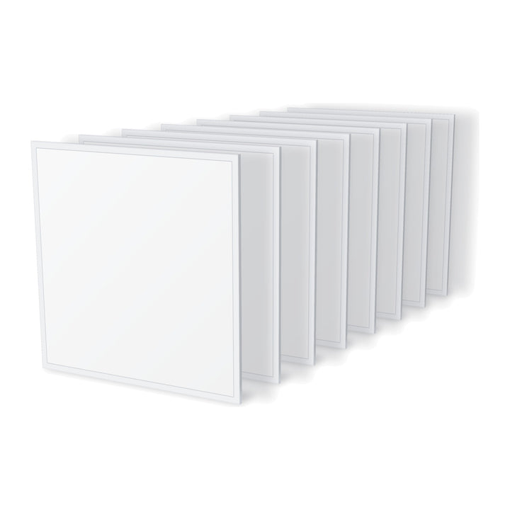 Pack de 8 - Panneau LED 36W 60x60 BLANC Dimmable 110lm/W avec Détecteur de Mouvement