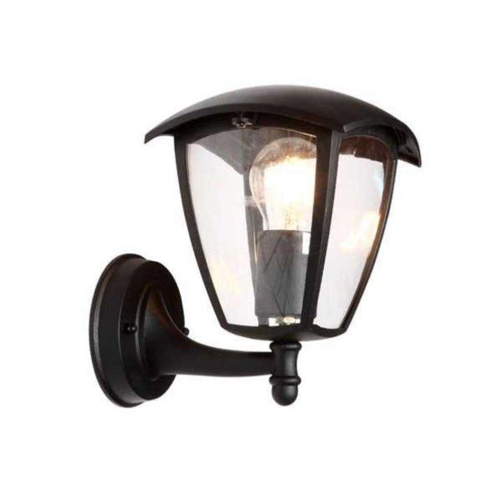 Outdoor wall lantern for E27 bulb