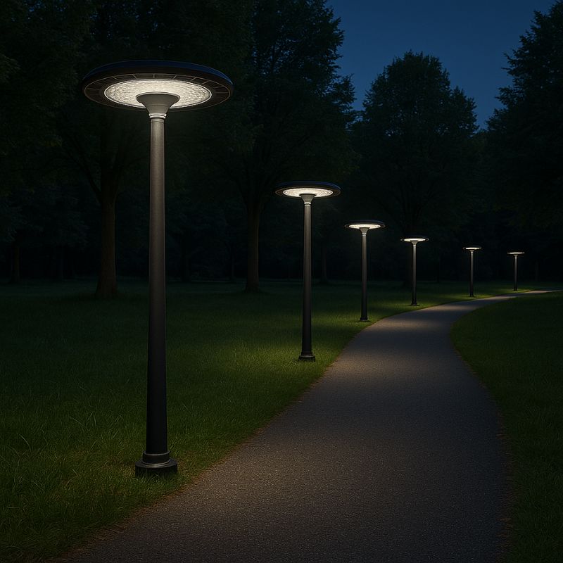 Lampadaire LED 120W CCT Noir - 3000K/4000K/6500K