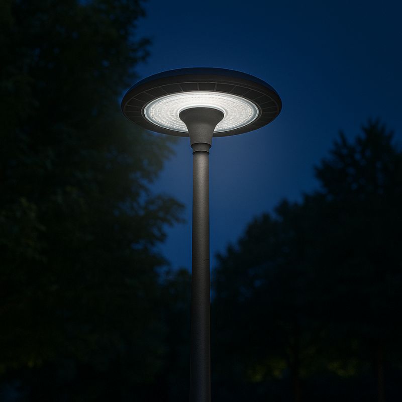 Lampadaire LED 120W CCT Noir - 3000K/4000K/6500K