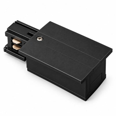 Connecteur d'Alimentation pour Rail Encastrable Triphasé Noir