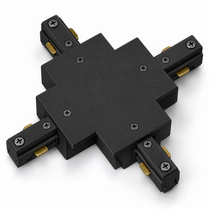 Connecteur X Rail Encastrable Monophasé Noir