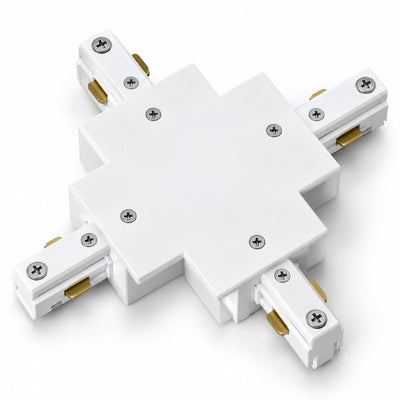 Connecteur X Rail Encastrable Monophasé Blanc