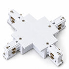 Connecteur X Rail Encastrable Triphasé Blanc