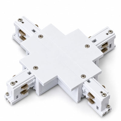 Connecteur X Rail Encastrable Triphasé Blanc