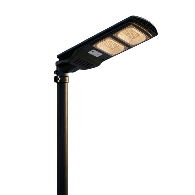 Luminaire LED urbain solaire 20W IP65 (Barre métallique incluse)