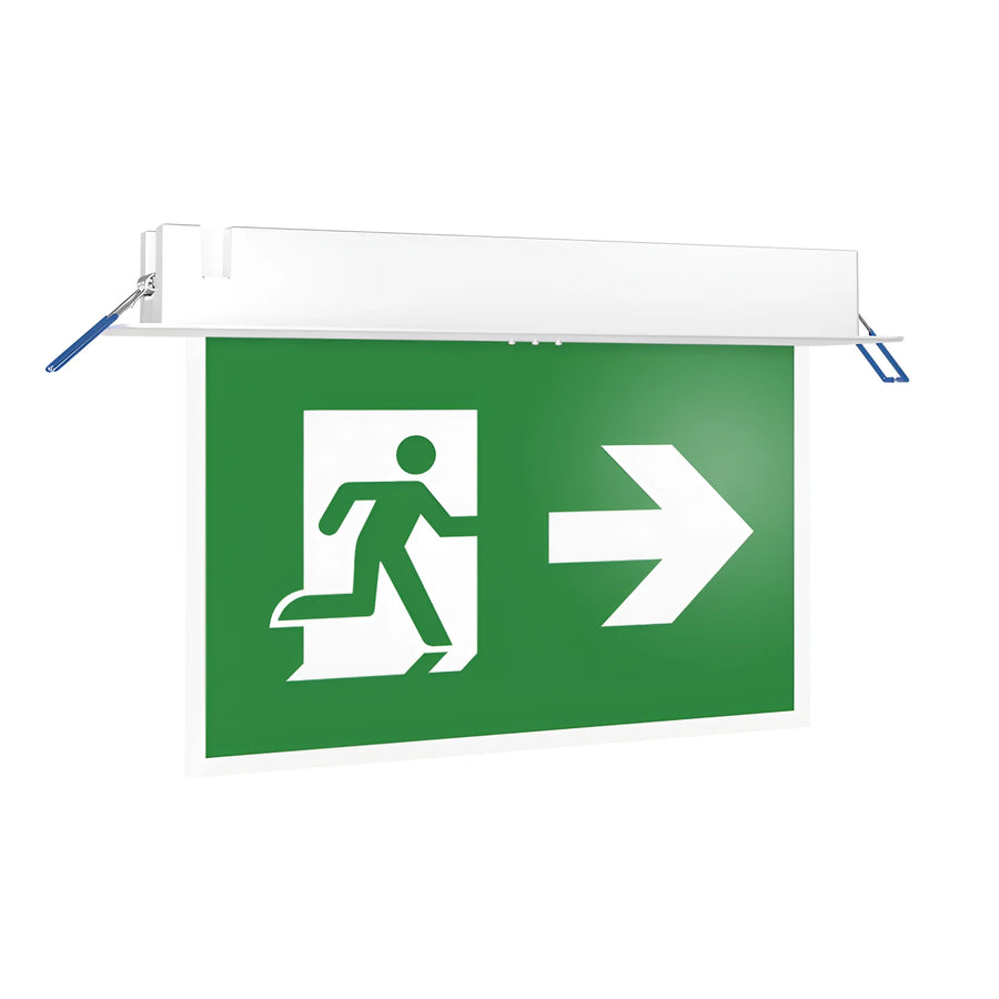 Bloc de Secours LED Encastré Évacuation 2W IP20 Blanc