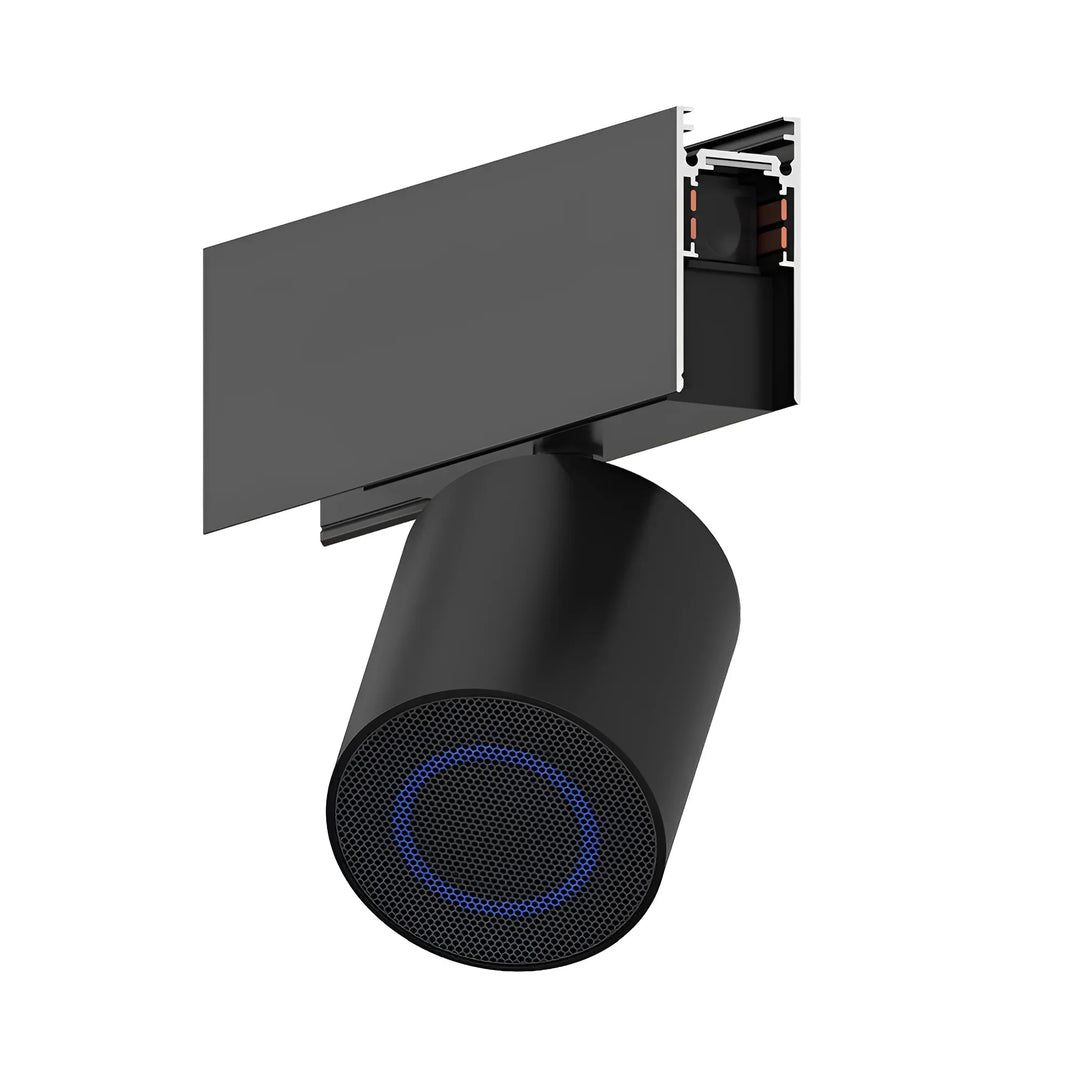 Enceinte Bluetooth 10W sur Rail Magnétique 48V Noir