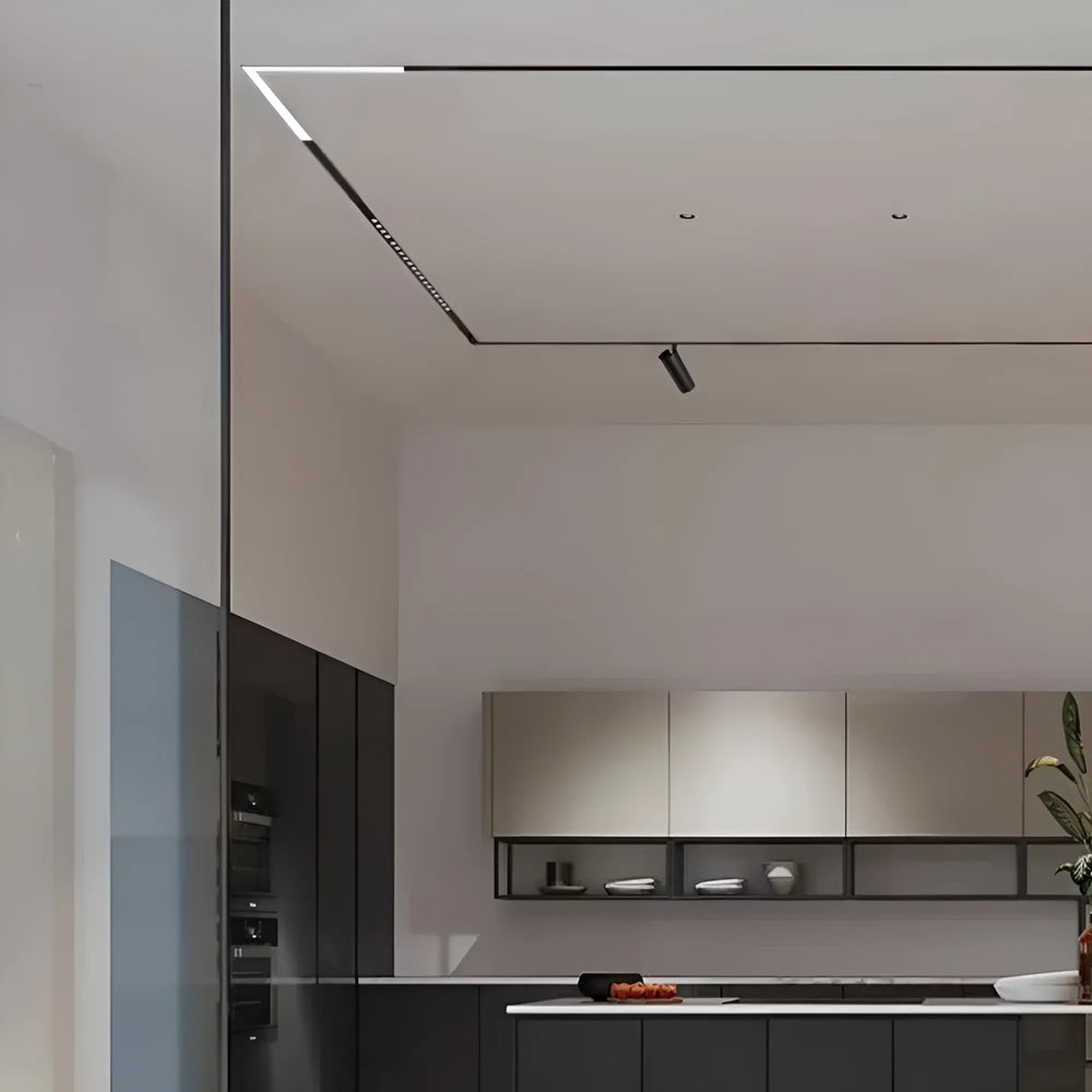 Linéaire LED 30cm 20W CCT pour Rail Magnétique 48V Noir