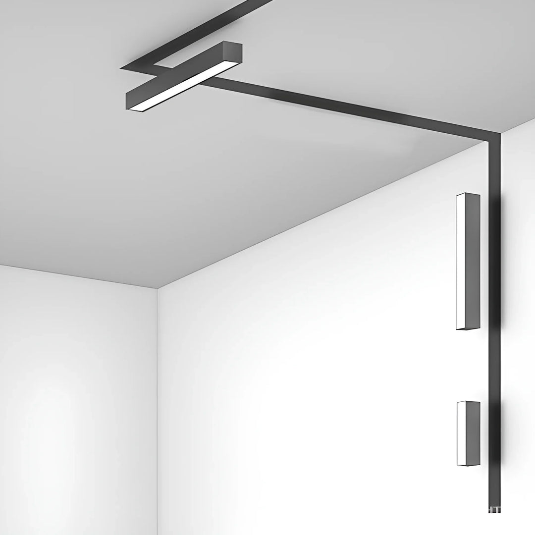 Linéaire LED Connecté Tuya 30cm 10W pour Rail Magnétique 48V Noir