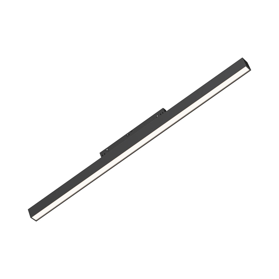 Linéaire LED Connecté Tuya 60cm 18W pour Rail Magnétique 48V Noir