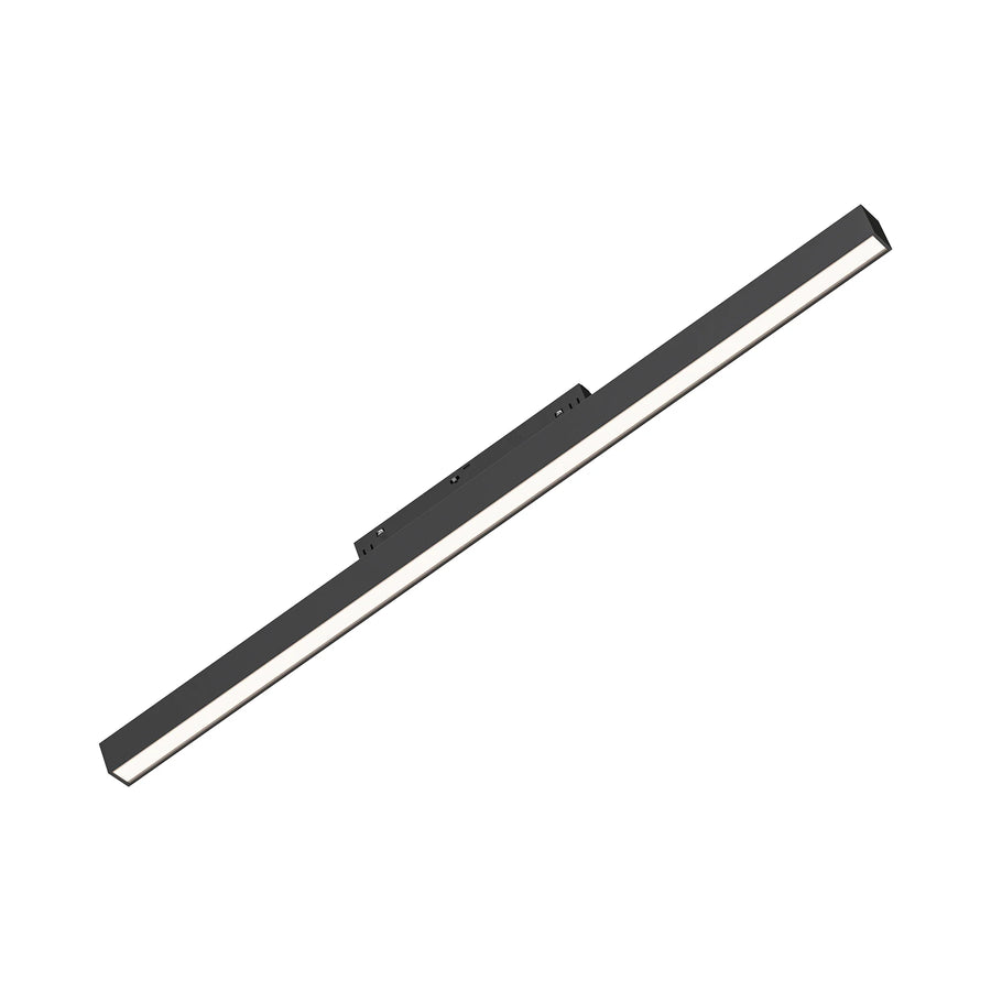 Linéaire LED Connecté Tuya 60cm 18W pour Rail Magnétique 48V Noir