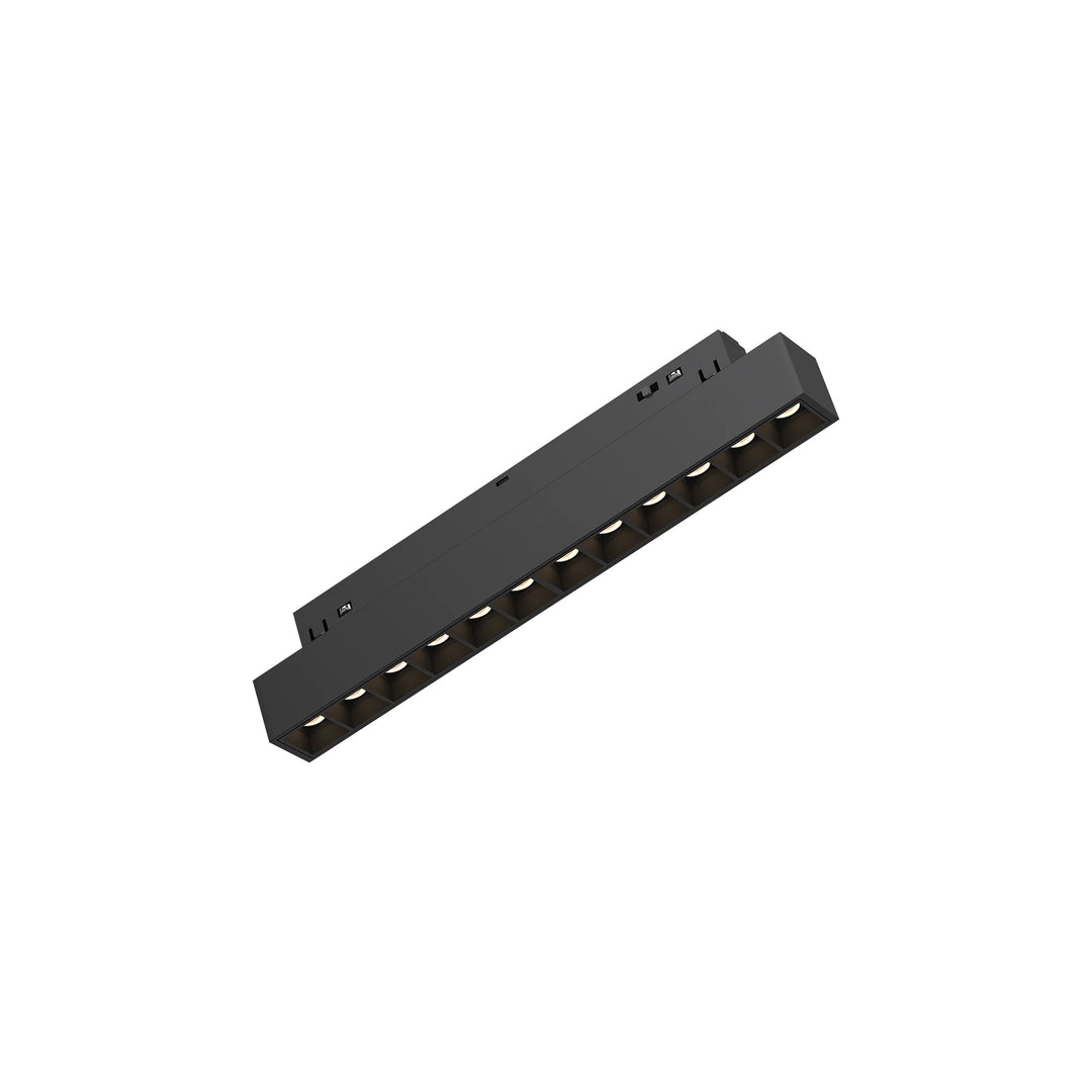 Linéaire Multi-Spots LED Connecté Tuya 22cm 12W pour Rail Magnétique 48V Noir