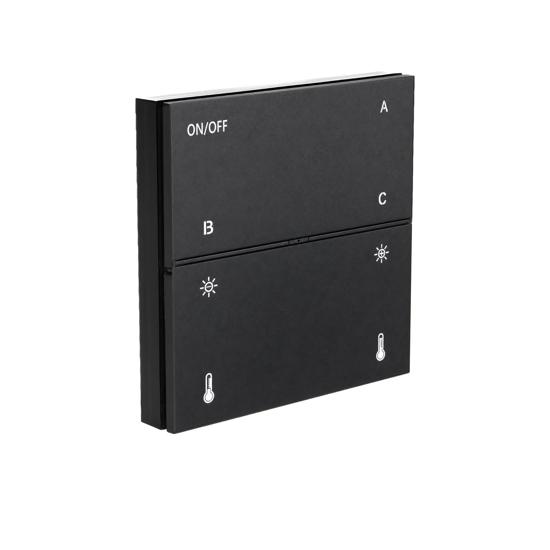 Interrupteur Connecté Tuya pour Rail Magnétique 48V Noir