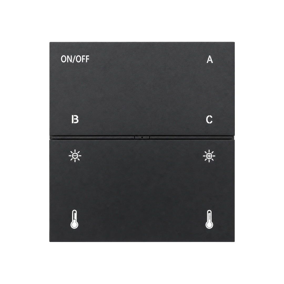 Interrupteur Connecté Tuya pour Rail Magnétique 48V Noir
