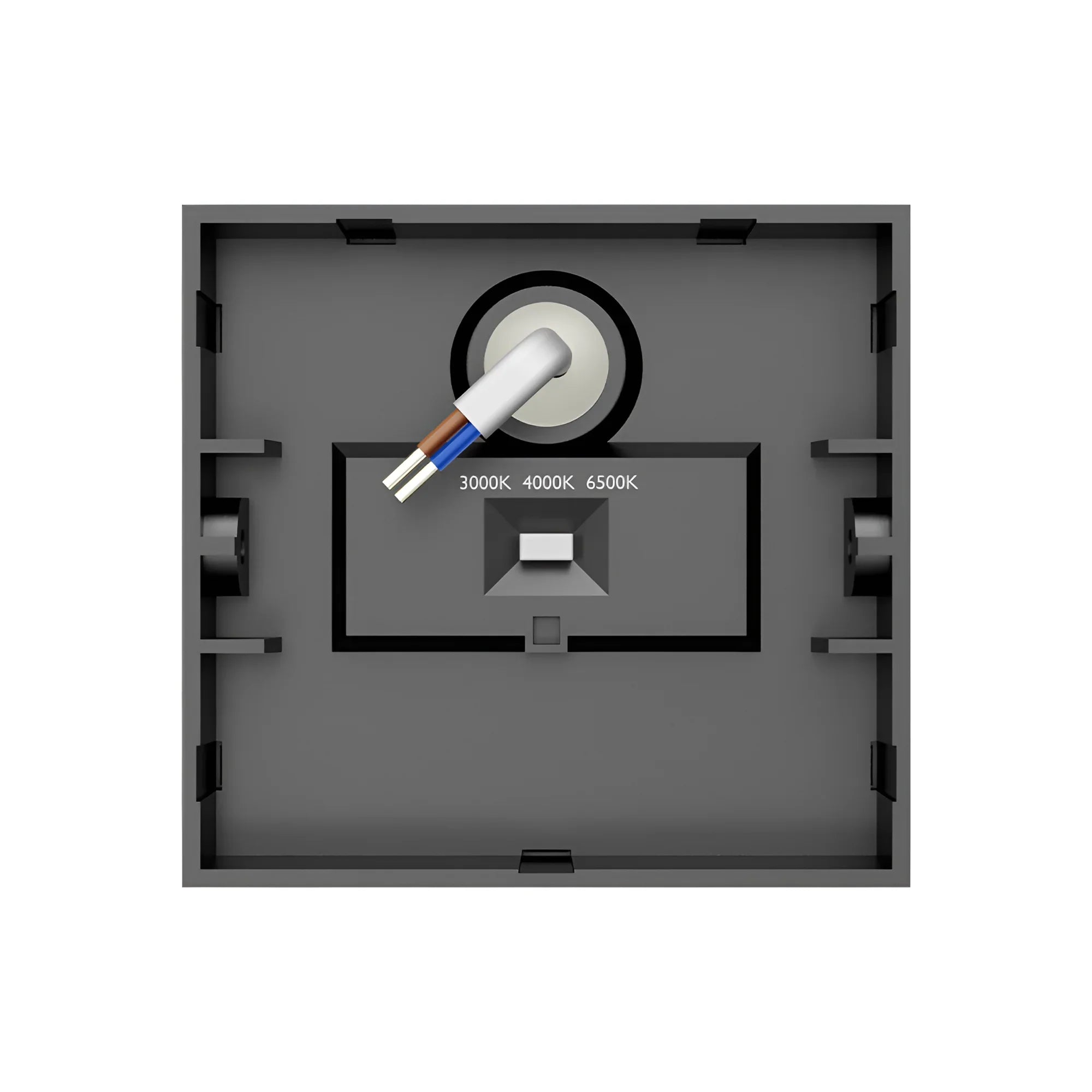 Applique Murale LED 6W IP65 CCT Gris