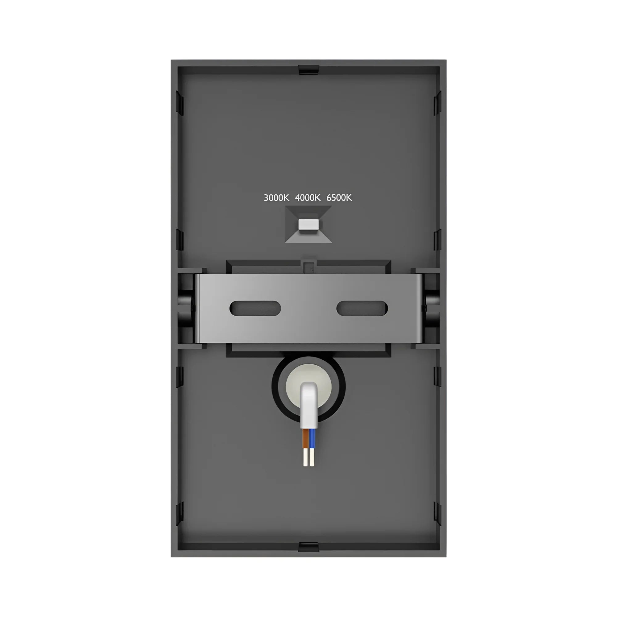 Applique Murale LED Double Faisceau 2x6W IP65 CCT Gris