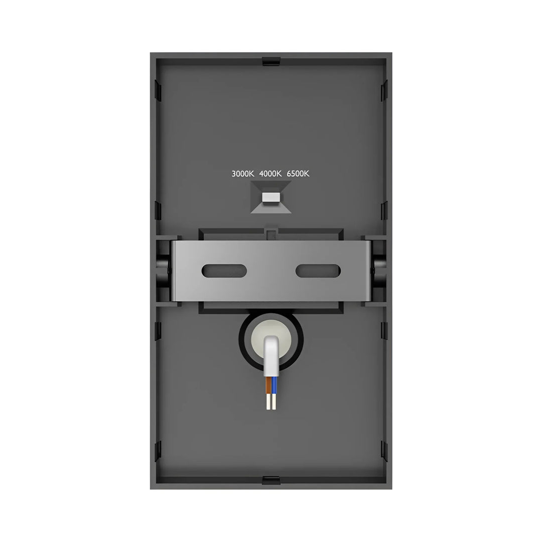 Applique Murale LED Double Faisceau 2x6W IP65 CCT Gris