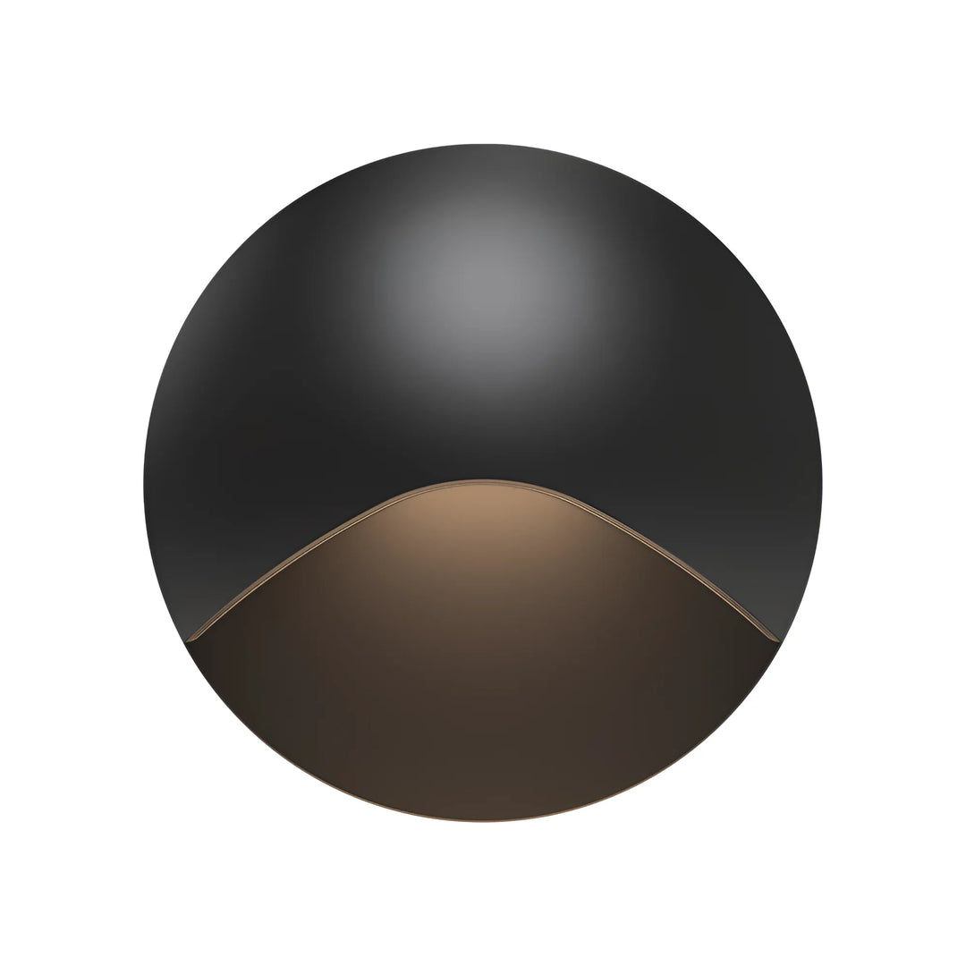 Balise pour Escalier LED Encastrée Ronde 3W IP65 Noir