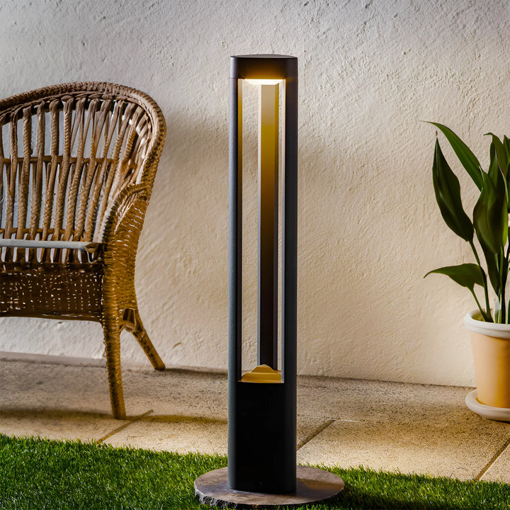 Borne LED Extérieure Grise 3 Piliers 80cm 7W IP54