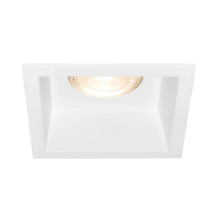 Support Spot Encastrable Carré Blanc
