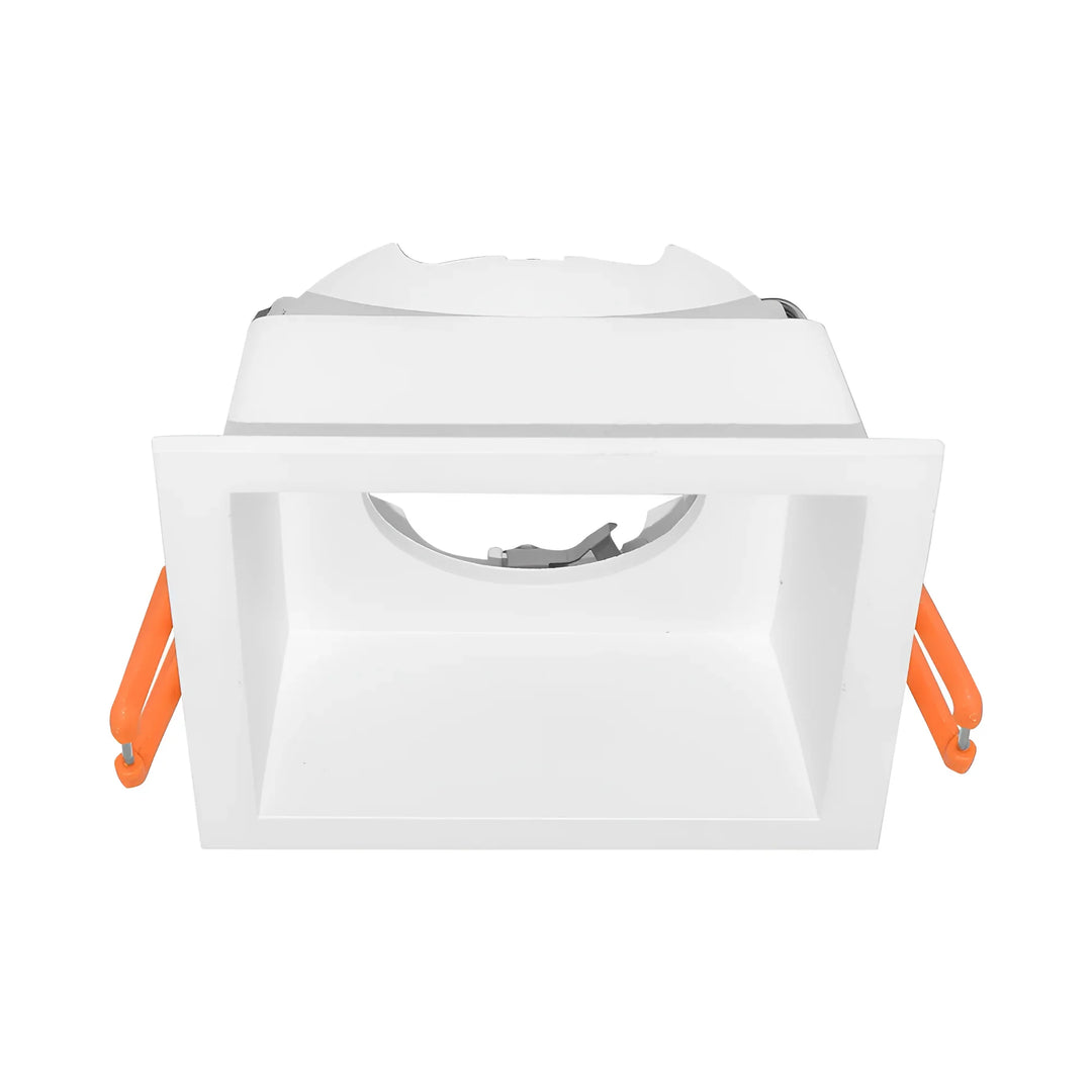 Support Spot Encastrable Carré Blanc