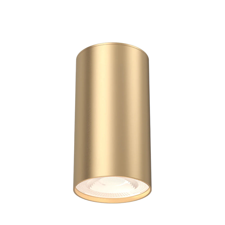 Spot en Saillie Rond Or pour Ampoule GU10