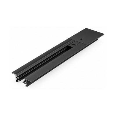 Rail Encastrable Monophasé Plat 2m Noir