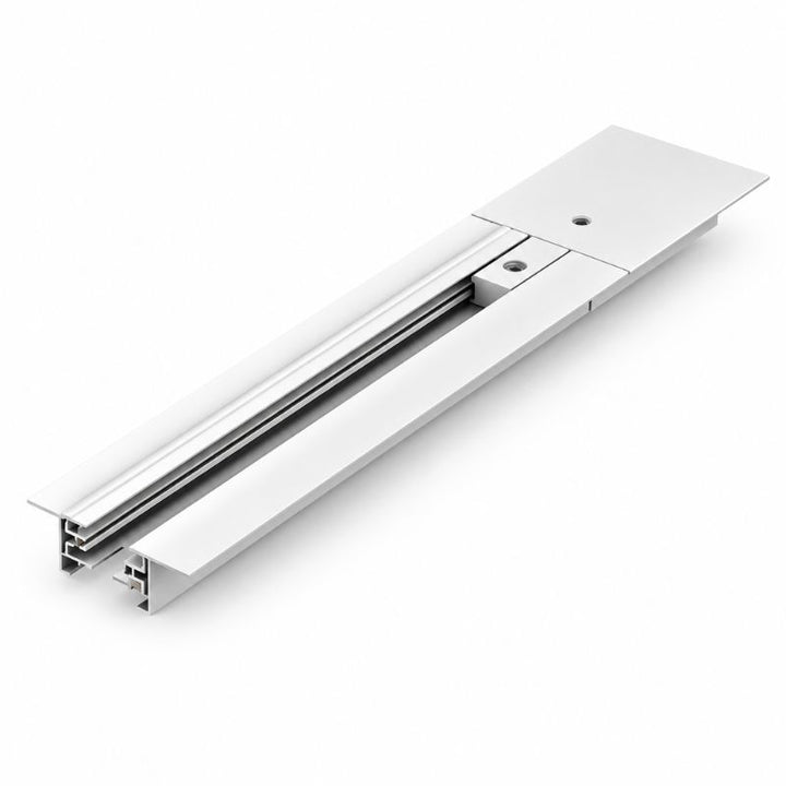 Rail Encastrable Monophasé Plat 1m Blanc
