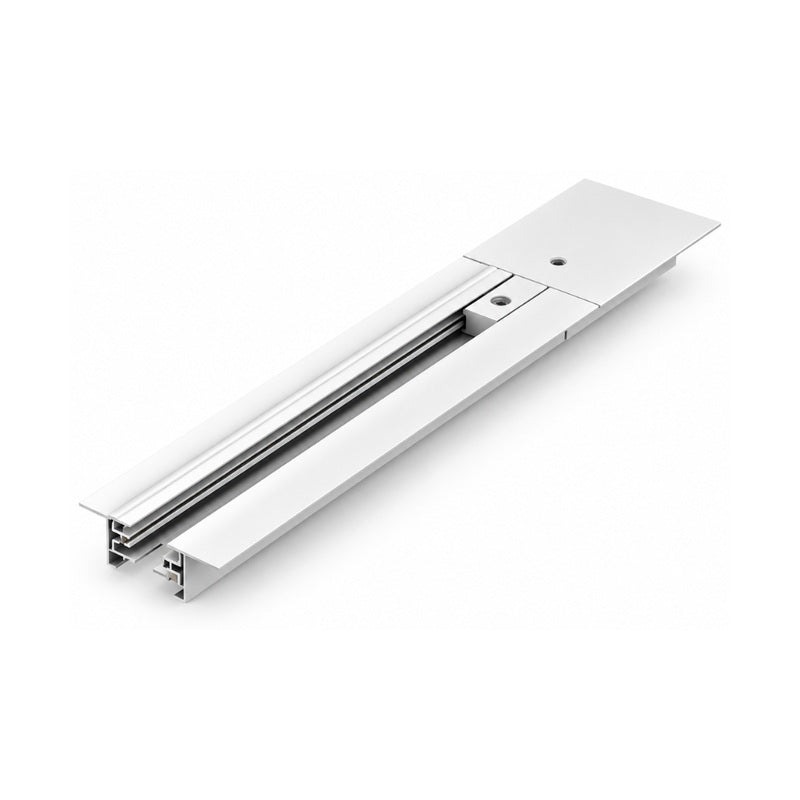Rail Encastrable Monophasé Plat 2m Blanc
