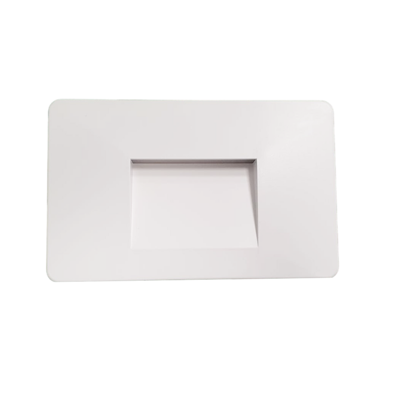 Balise LED Saillie 3W 220V 120° Blanc IP44 pour Escalier