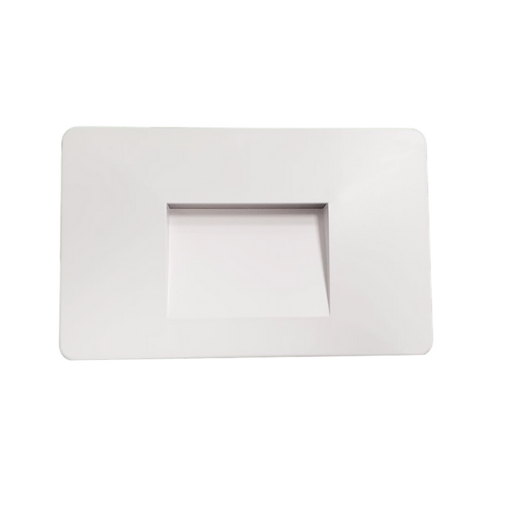 Balise LED Saillie 3W 220V 120° Blanc IP44 pour Escalier