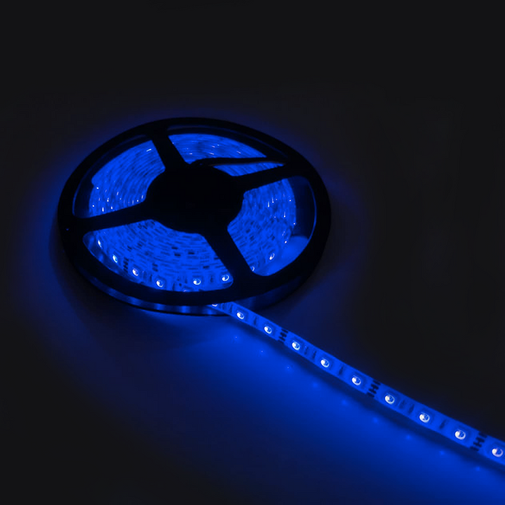 Bandeau LED RGB 12V 5m 5050 60LED/m IP44