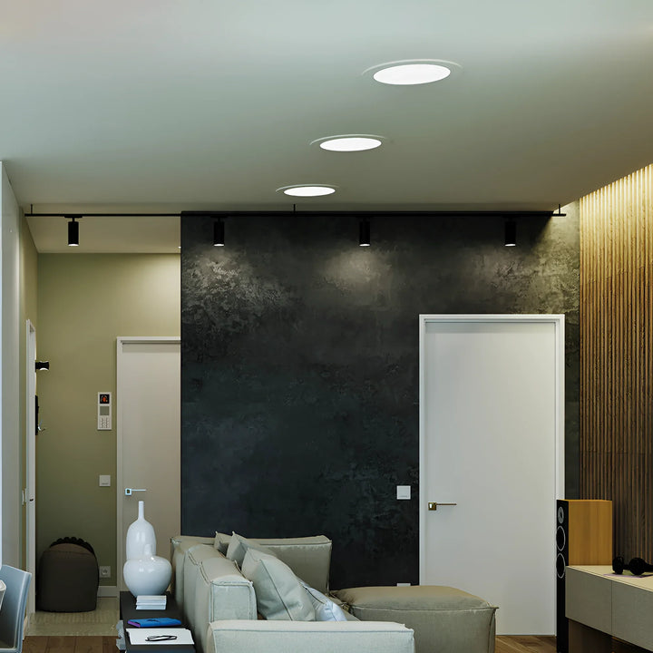 Downlight Dalle LED Ronde Ø146mm 9W Blanc CCT