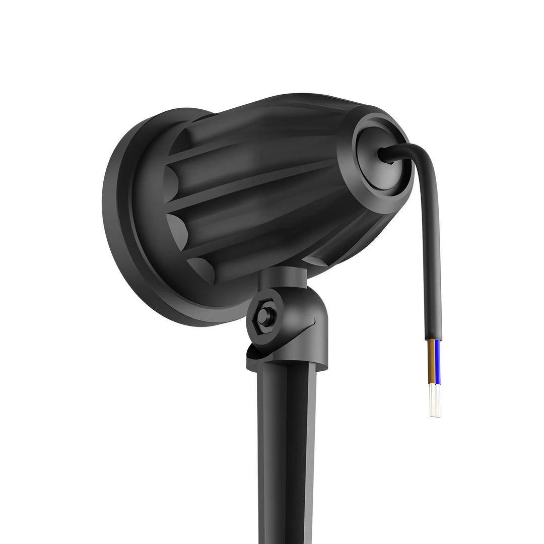Spot à Piquer 7W 19,5cm IP65 Classe II Noir