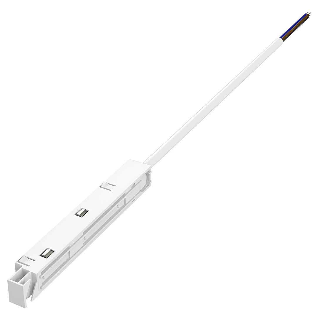 Connecteur d'Alimentation pour Rail Magnétique 48V Blanc